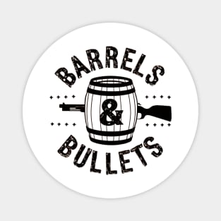 BARRELS & BULLETS LOGOTYPE Magnet